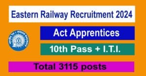 Eastern Railway Recruitment 2024