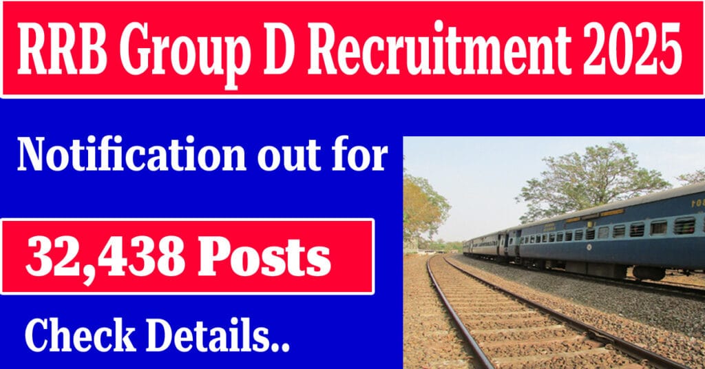 RRB Group D Recruitment 2025 Notification RRB Group D Recruitment 2025