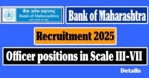 Bank of Maharashtra Recruitment 2025