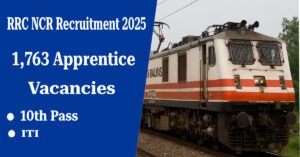 RRC NCR Recruitment 2025  Apply Online
