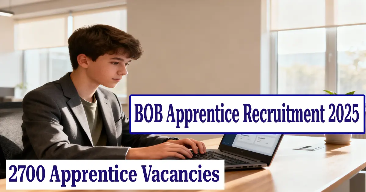 Read more about the article Bank of Baroda Apprentice Recruitment 2025 – Apply for 2700 Posts 