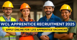 wcl apprentice recruitment 2025 apply online for 1213 apprentice vacancies western coalfields limited
