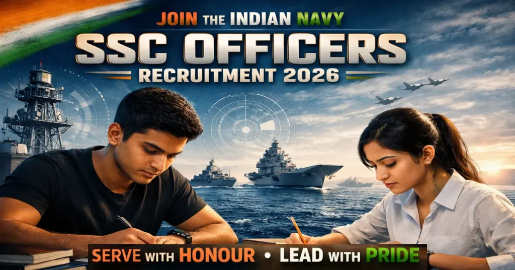 Indian Navy SSC Officers Recruitment 2026  Apply Online Jan 2027