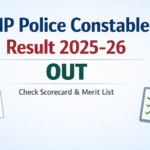 MP Police Constable Result 2025 26 Out