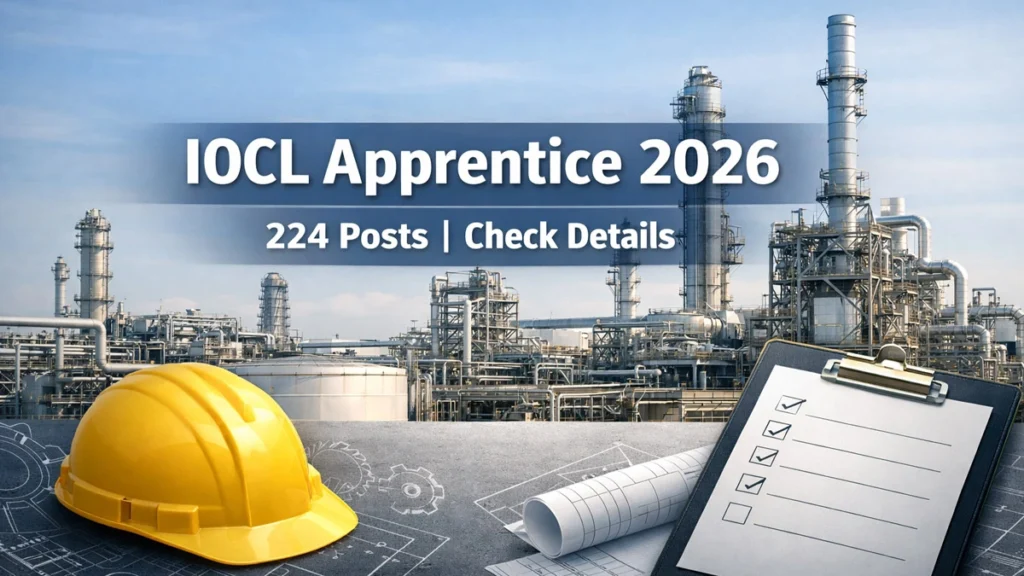 IOCL Apprentice 2026 IOCL Barauni Refinery Apprentice Recruitment 2026 notification featured image