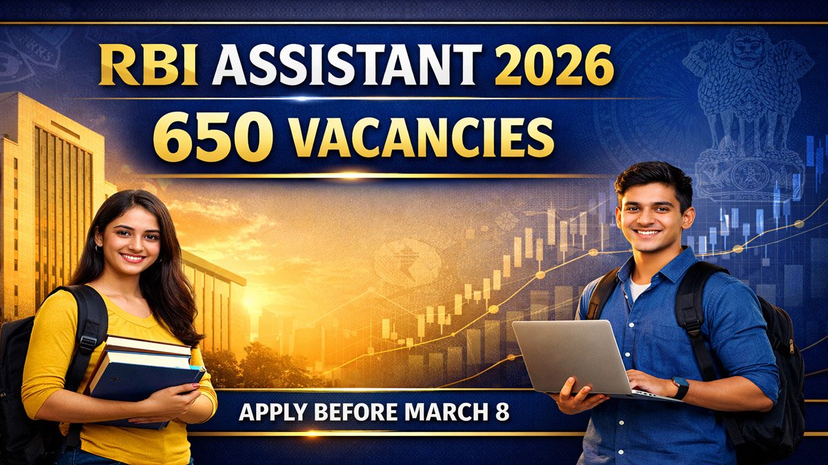 Read more about the article RBI Assistant Recruitment 2026 Notification Out for 650 Posts – Apply Online