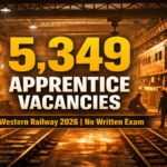 RRC Western Railway Apprentice Recruitment 2026