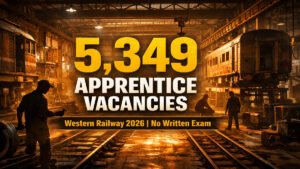 RRC Western Railway Apprentice Recruitment 2026