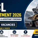 WCL Recruitment 2026 featured image showing 444 Mining Sirdar and Assistant Foreman vacancies by Western Coalfields Limited